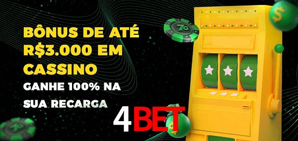 4BET melhor bônus de depósito
